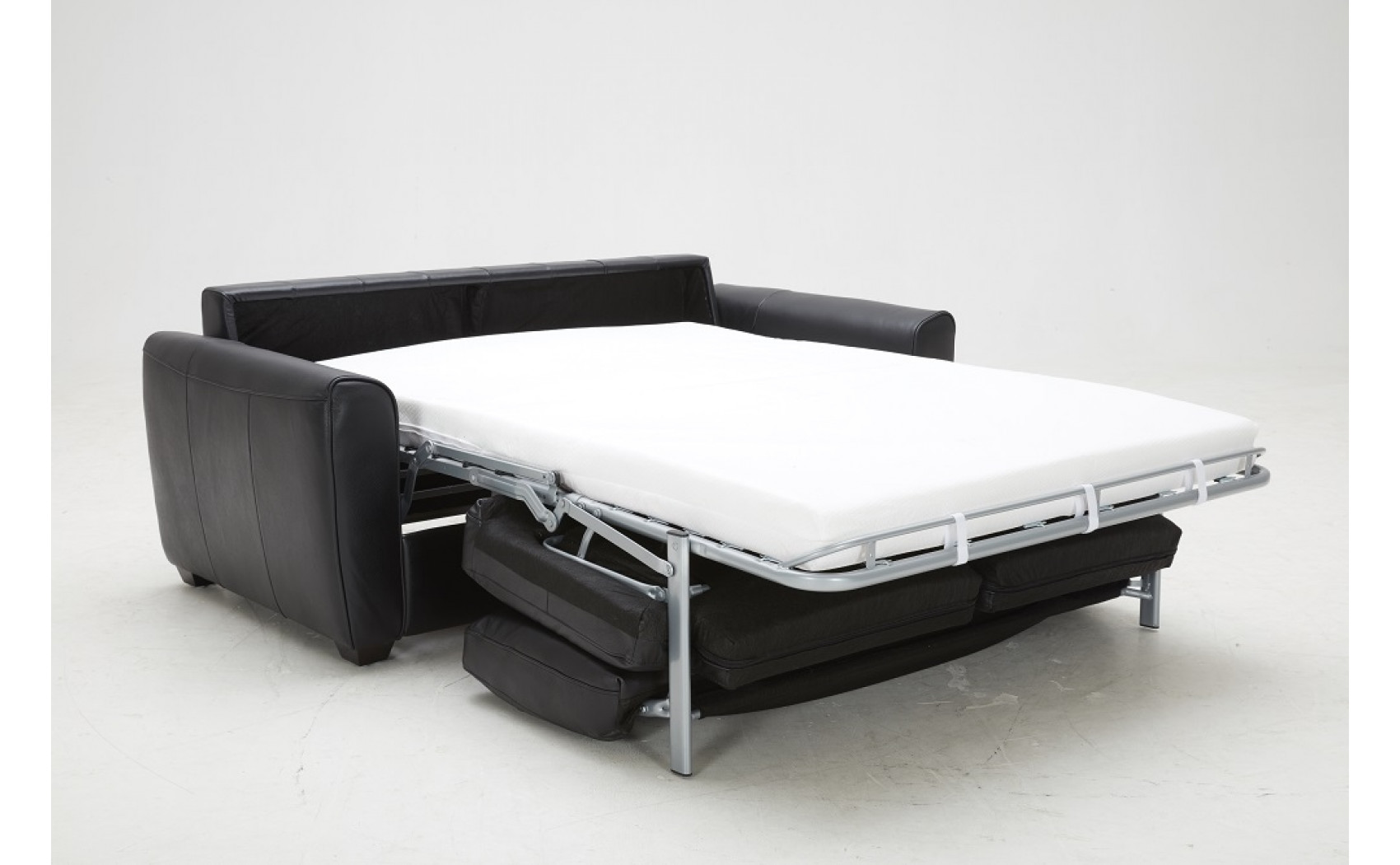 Ventura Sofa Bed Leather Black J&M Furniture