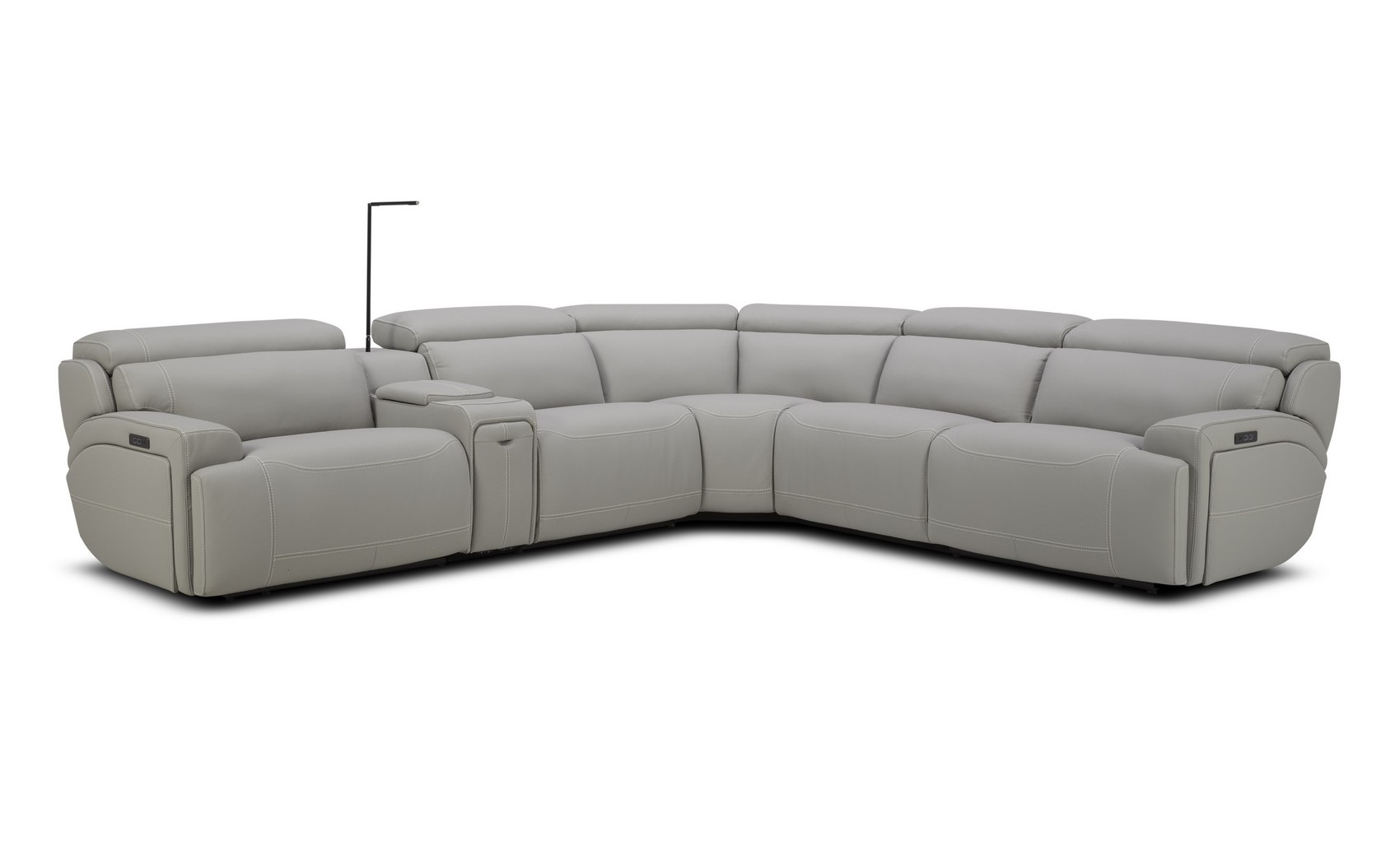 Sema 6095B Grey Sectional J&M Furniture