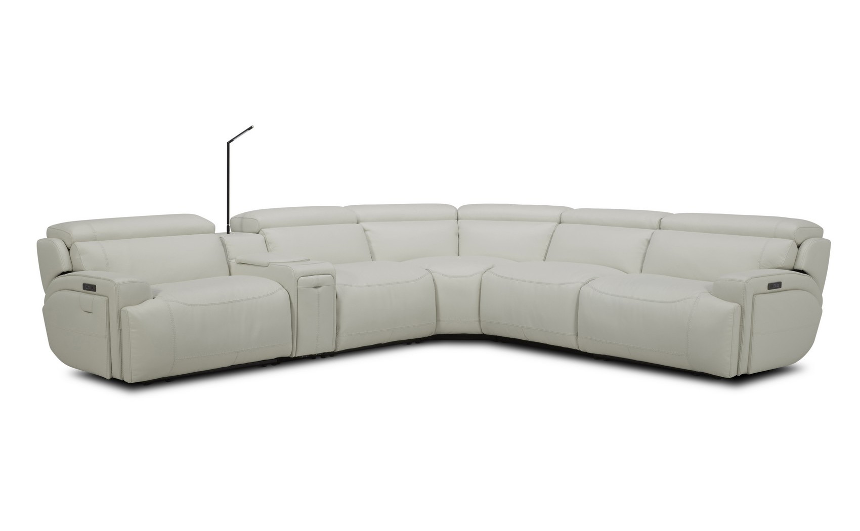 Sema 6095B White Sectional J&M Furniture