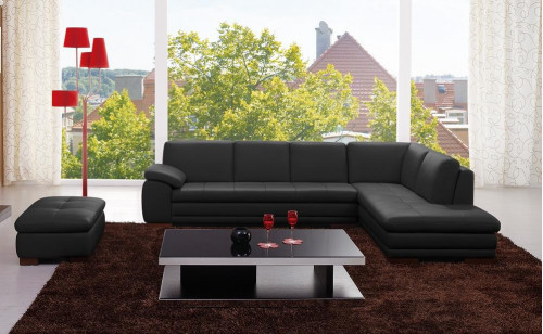 Brielle 625 Sectional Black J&M Furniture Brielle 625 Sectional Black J&M Furniture