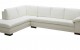 625 Italian Leather Sectional White w Ottoman J&M Furniture