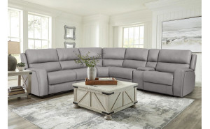 Magna 70815M Grey Sectional J&M Furniture