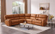 Magna 70815M Pumpkin Sectional J&M Furniture