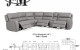 Magna 70815M Pumpkin Sectional J&M Furniture