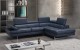 A761 Italian Leather Sectional Blue J&M Furniture