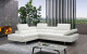 Gigi A761 Italian Leather Sectional Off White J&M Furniture