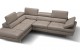 A761 Italian Leather Sectional Slate Peanut J&M Furniture