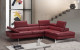 Gigi A761 Italian Leather Sectional Red J&M Furniture