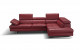 A761 Italian Leather Sectional Red J&M Furniture