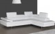 A761 Italian Leather Sectional White J&M Furniture
