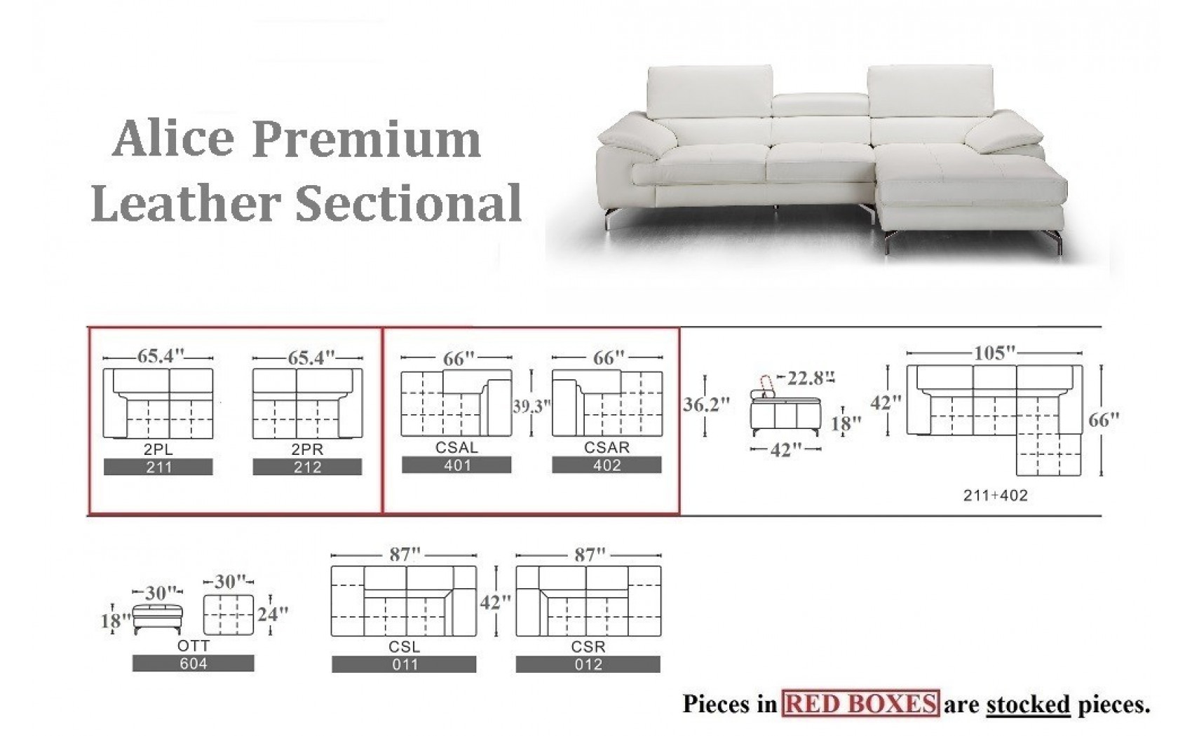 Jannette A973B Italian Leather Mini Sectional Black J&M Furniture