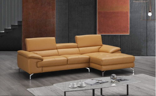 Jannette A973B Italian Leather Mini Sectional Freesia J&M Furniture Jannette A973B Italian Leather Mini Sectional Freesia J&M Furniture