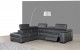 Agata Premium Leather Sectional Slate Grey J&M Furniture
