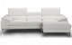 Alice Premium Leather Sectional White J&M Furniture