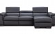 Allegra Premium Leather Sectional Slate Grey J&M Furniture