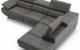 Annalaise Recliner Leather Sectional Dark Grey J&M Furniture
