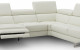 Annalaise Recliner Leather Sectional Snow White J&M Furniture