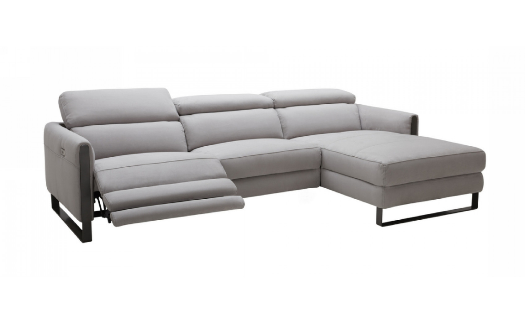 Antonio Primium Motional Sectionals Chalk J&M Furniture