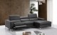 Ariana Premium Leather Sectional Grey J&M Furniture