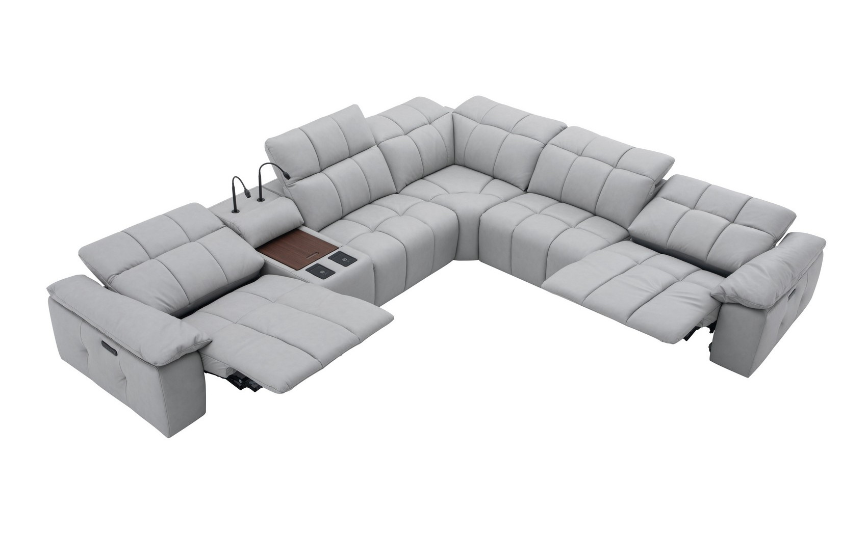 Beaumont Grey Sectional J&M Furniture