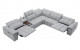 Beaumont Grey Sectional J&M Furniture