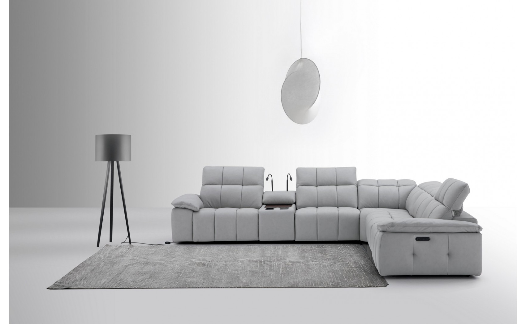 Beaumont Grey Sectional J&M Furniture