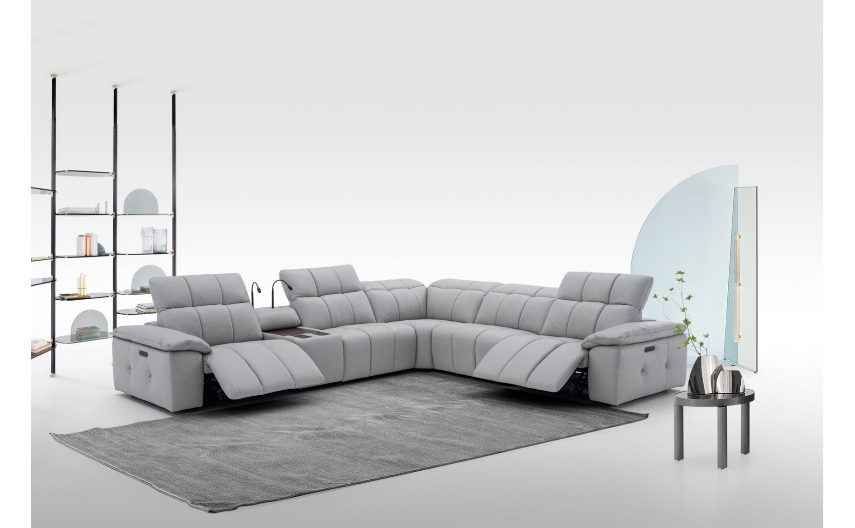 Beaumont Grey Sectional J&M Furniture