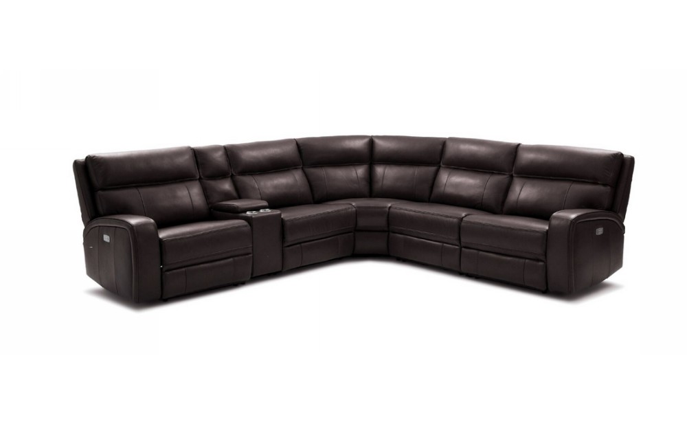 Cozy Motion Sectional Chocolate J&M Furniture