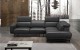 Davenport Slate Grey Premium Leather Sectional J&M Furniture