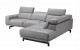 Davenport Light Grey Premium Leather Sectional J&M Furniture