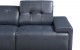 Davide Sectional Thick Italian Leather Blue J&M Furniture