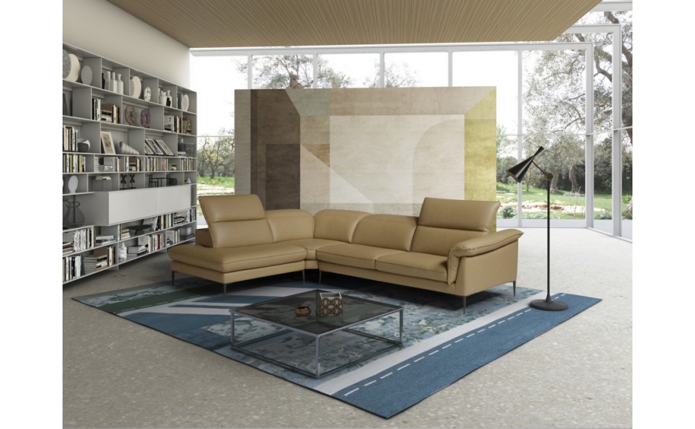 Eden Premium Leather Sectional Miele J&M Furniture