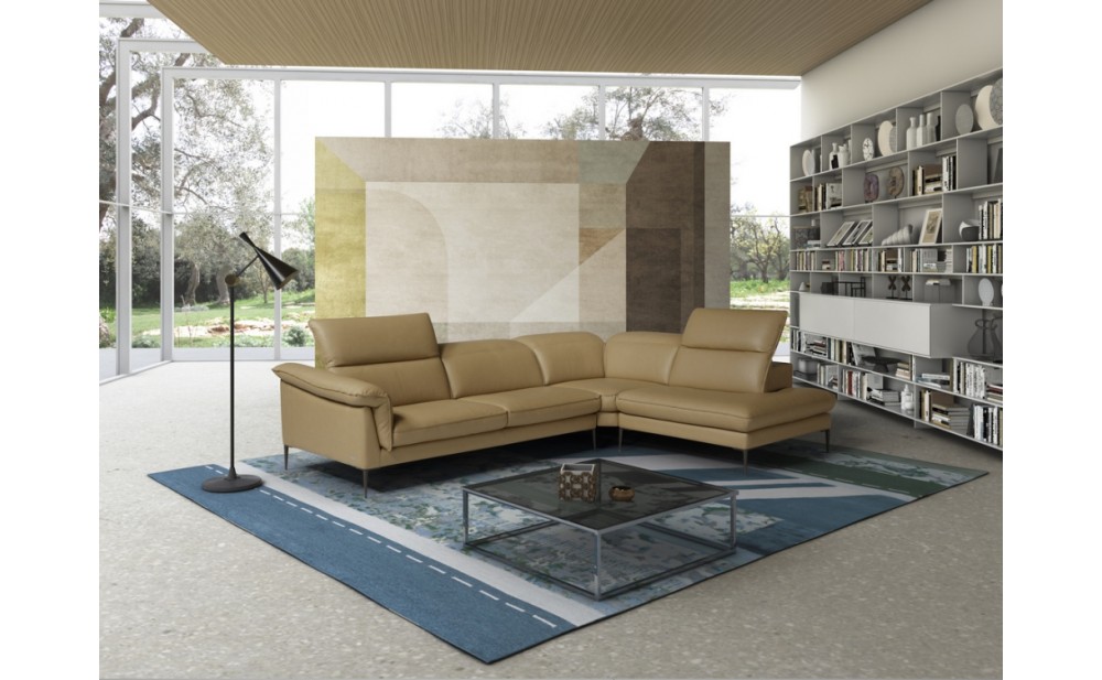Eden Premium Leather Sectional Miele J&M Furniture
