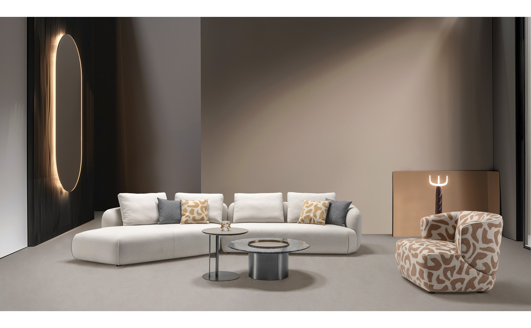 Laro HF5510 Grey Sectional J&M Furniture