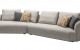 Laro HF5510 Grey Sectional J&M Furniture
