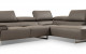 I794 Premium Leather Sectional Grey J&M Furniture