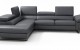 Rimini I867 Leather Sectional Dark Grey J&M Furniture