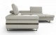 Rimini I867 Leather Sectional Light Grey J&M Furniture