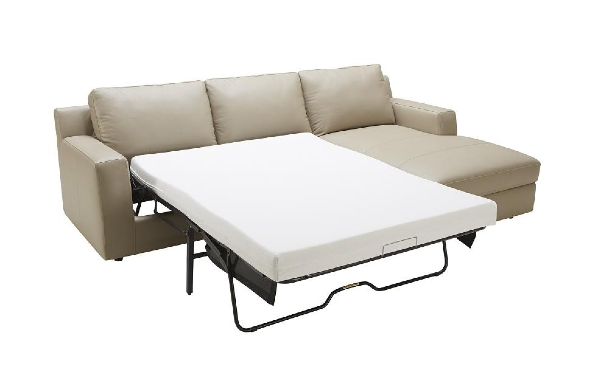 Jenny Premium Leather Sectional Beige J&M Furniture JM