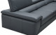 Kobe Premium Leather Sectional Blue Grey J&M Furniture