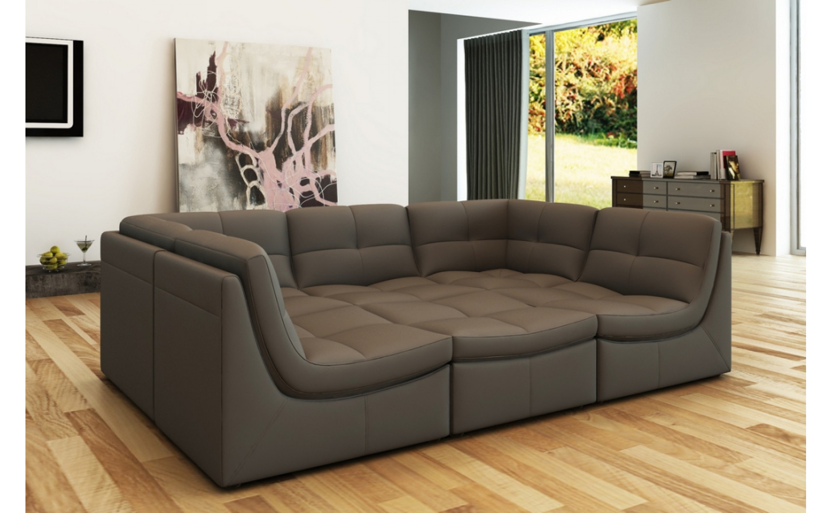 Lego 6 Pc Set Grey Sofa Set J&M Furniture
