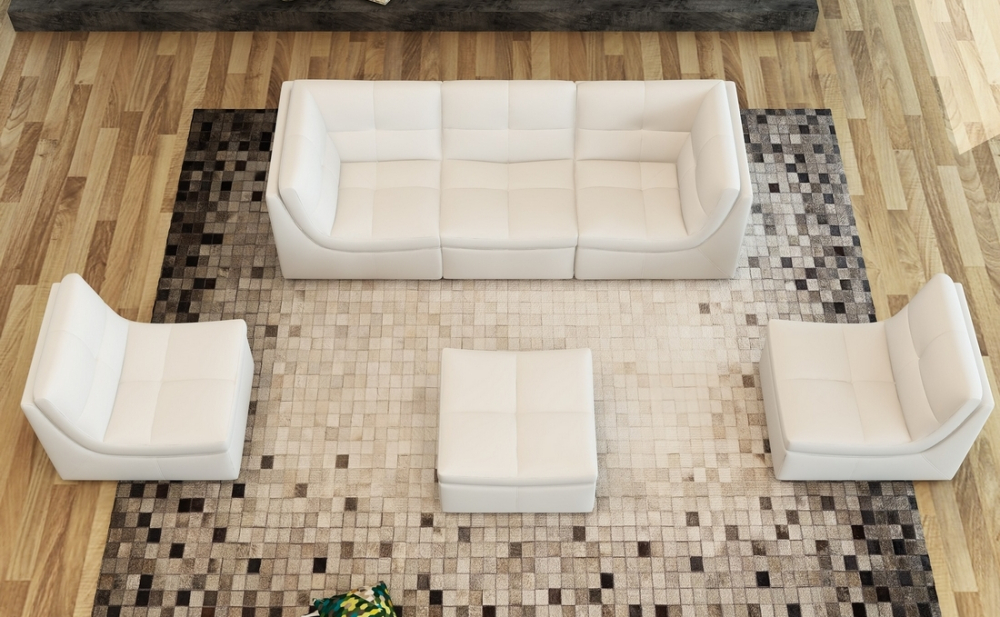 Lego 6 Pc Set White Sofa Set J&M Furniture
