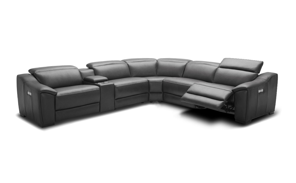 Nova 6pc Motion Sectional Dark Grey J&M Furniture