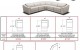 Nova Motion Sectional Silver Grey J&M Furniture