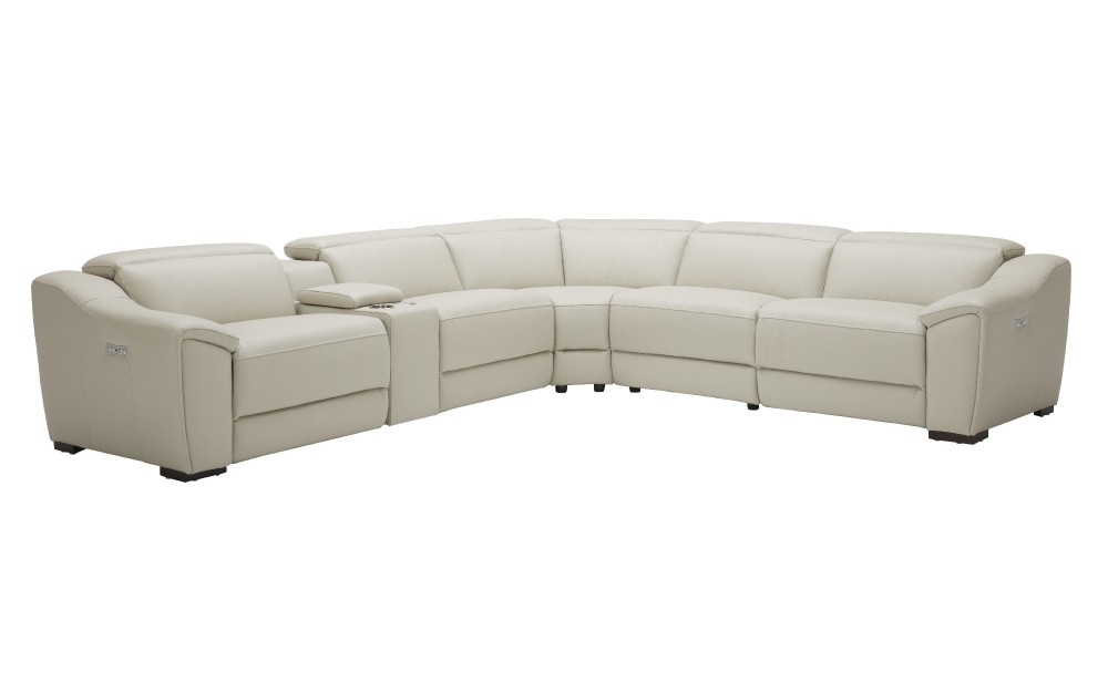 Nova 6pc Motion Sectional Silver Grey J&M Furniture