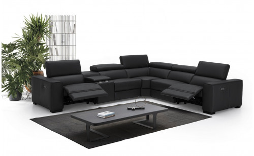 Picasso 6PC Black Sectional J&M Furniture Picasso 6PC Black Sectional J&M Furniture