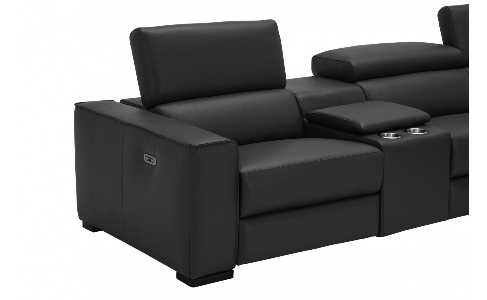Picasso 6PC Black Sectional J&M Furniture