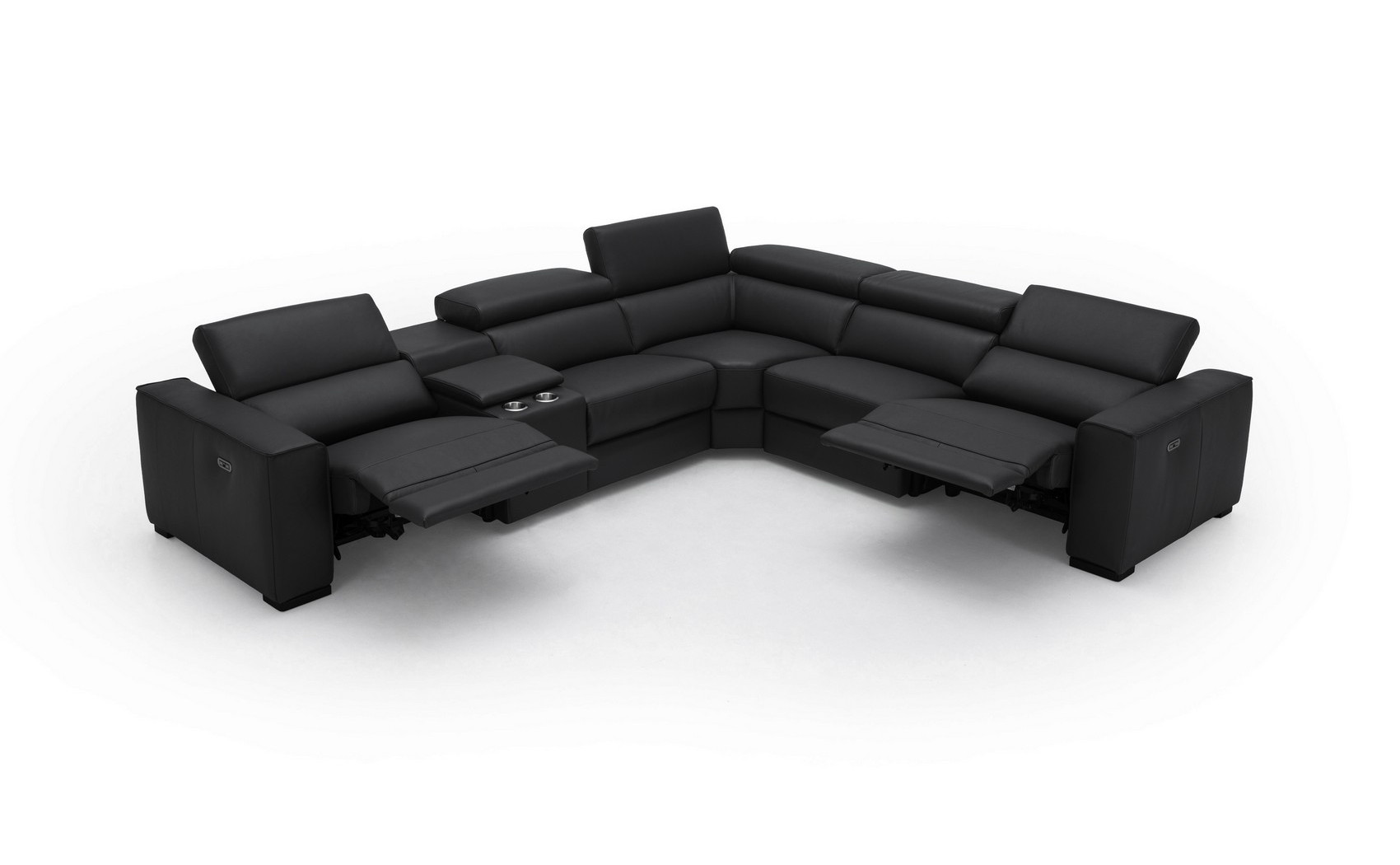 Picasso 6PC Black Sectional J&M Furniture