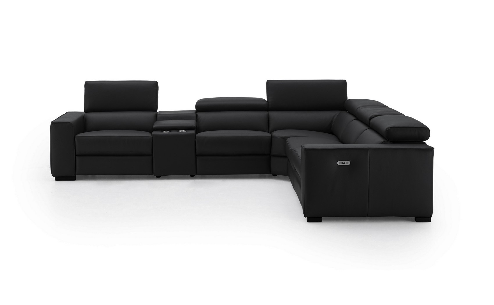 Picasso 6PC Black Sectional J&M Furniture
