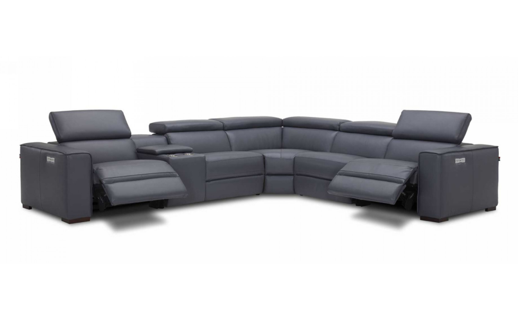 Picasso Motion Sectional Blue Grey J&M Furniture